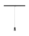 PAGODA * COLGANTE CARRIL TRIFASICO GU10 NEGRO